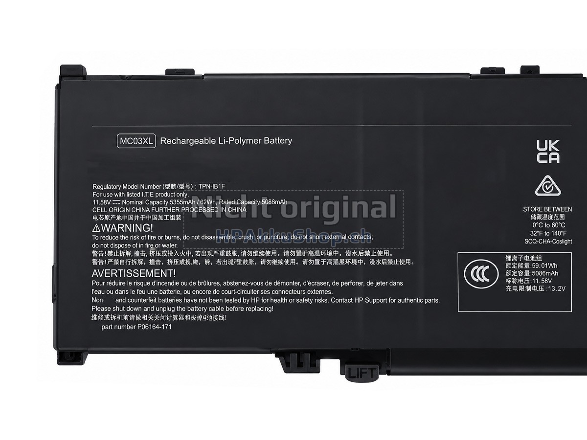 HP AP6J1AV Ersatzakku